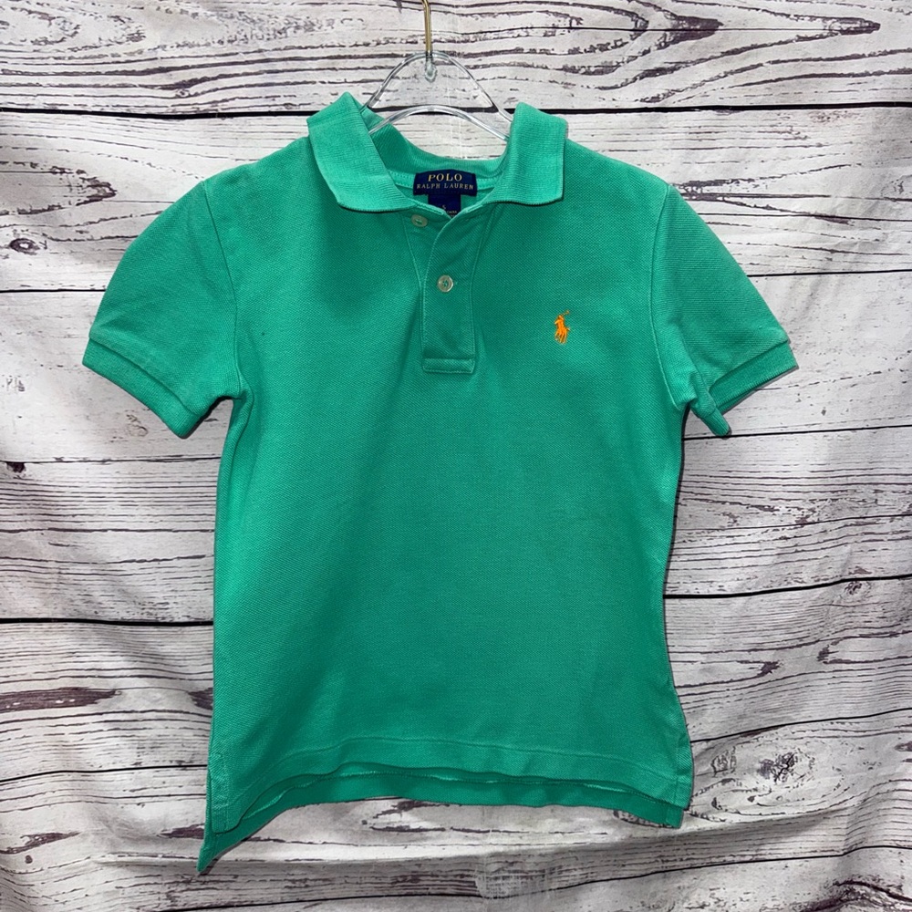 Polo by Ralph Lauren Kids Green Polo Shirt Size 5